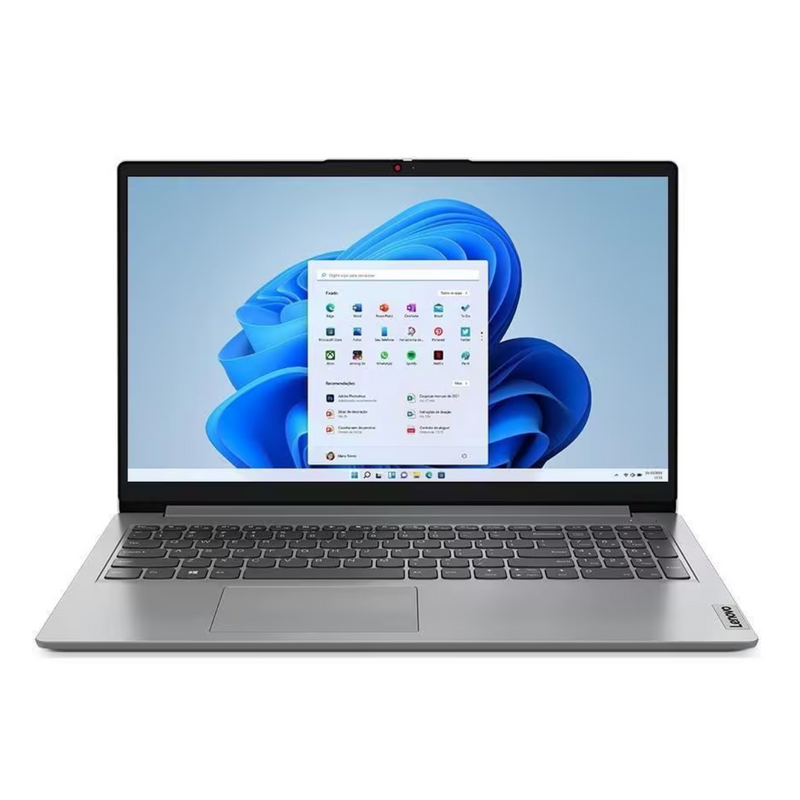 Lenovo Ideapad 1 15IAU7 - Intel Core i3-1215U, 4GB RAM, 258GB SSD, Windows 11 + Pacote Office