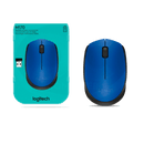 Logitech M170 - Mouse sem fio com Design Ambidestro Compacto, Conexão USB e Pilha Inclusa, Azul