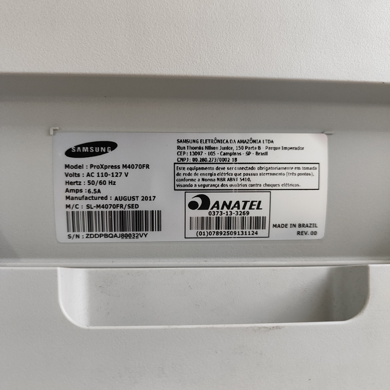 Impressora Laser Multifuncional Samsung ProXpress M4070FR Monocromática + Toner Original Samsung