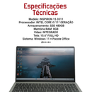 Dell Inspiron 15 3511 - Intel Core i5 11ª Geração, 8GB RAM, 480GB SSD, Tela 15.6" FHD, Windows 11 + Pacote Office