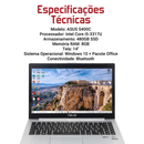 ASUS S400C — Intel Core i5-3317U, 480GB SSD, 8GB RAM, tela 14", Windows 10 + Pacote Office, Bluetooth.