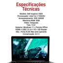Dell Inspiron 3583 - Intel Core i7-8565U, 8GB RAM, 240GB, Tela 15.6", Windows 11 + Pacote Office
