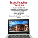 Lenovo Idapad 320 - Intel Core i5-7200u, 8GB RAM, 240GB SSD, Tela 14", Windows 11 + Pacote Office