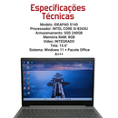 Lenovo Ideapad S145 - Intel Core i5-8265U, 8GB RAM, 240GB SSD, Tela 15.6". Windows 11 + Pacote Office