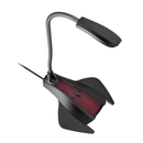 Microfone Gamer C3tech Omnidirecional p/ Streaming e Podcast, Conex. P2 - MI-G100BK C3Tech