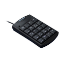 Teclado Numérico Multilaser com fio Usb preto Tc229