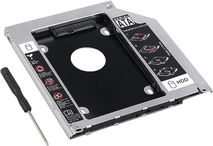 Adaptador Ssd Hdd Caddy 2.5' Gaveta Para Hd Universal SATA (12.7mm)