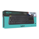 Teclado sem fio Logitech K400 Plus TV com Touchpad Integrado, Conexão USB Unifying e Layout ABNT2