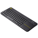 Teclado sem fio Logitech K400 Plus TV com Touchpad Integrado, Conexão USB Unifying e Layout ABNT2