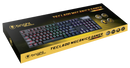 Teclado Mecânico Gamer Bright Tank, LED, Switch Blue, US