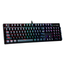 Teclado Mecânico Gamer Bright Tank, LED, Switch Blue, US