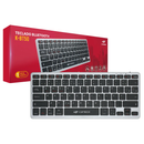 C3Tech Teclado sem fio Bluetooth K-BT50BK Multimidia Anti-Respingo