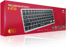 C3Tech Teclado sem fio Bluetooth K-BT50BK Multimidia Anti-Respingo
