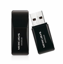 Mini Adaptador USB Mercusys MW300UM Wireless N 300Mbps, Preto