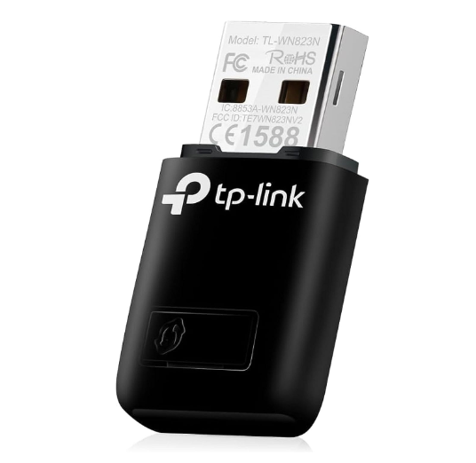 TP-Link Adaptador Wireless USB 300 Mbps (2.4 GHz), TL-WN823N