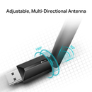 Adaptador Rede Wi-fi Tp-link Archer T2u Plus Dual Band 5ghz Antena