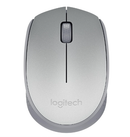 ouse sem fio Logitech M170 com Design Ambidestro Compacto, Conexão USB e Pilha Inclusa - Prata