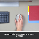 ouse sem fio Logitech M170 com Design Ambidestro Compacto, Conexão USB e Pilha Inclusa - Prata