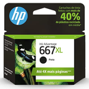 Cartucho HP 667XL Preto Original