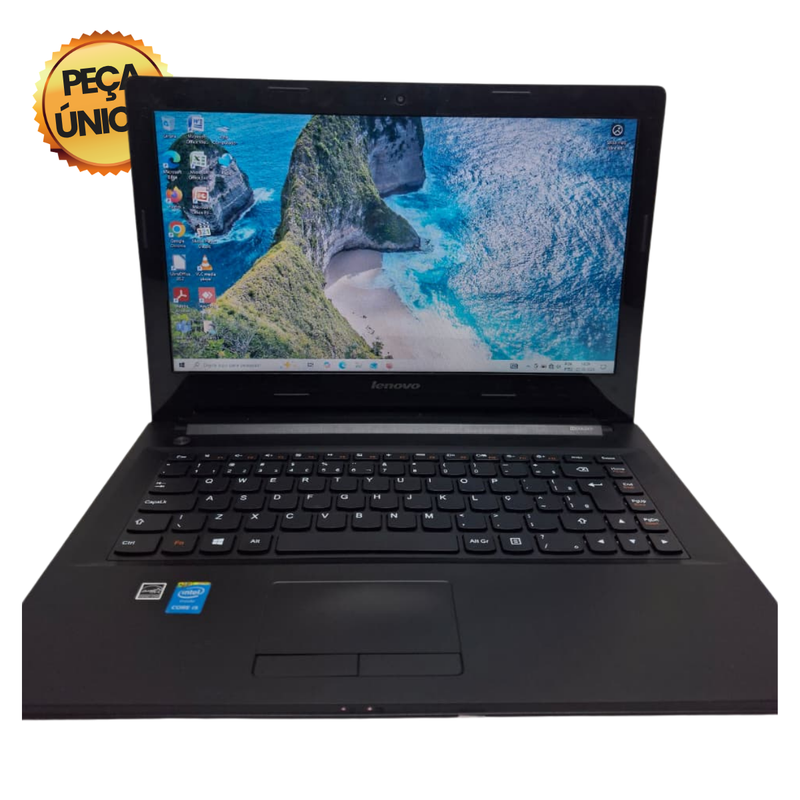 Lenovo G40 - Intel Core i5-5200U, SSD 240GB, 8GB de RAM, tela 14", Windows 10 + Pacote Office