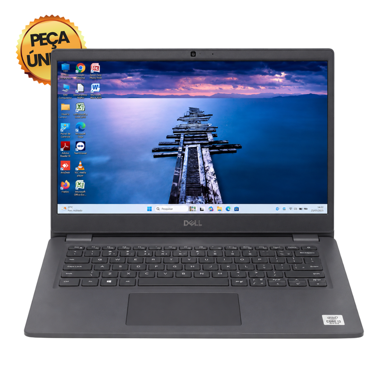 Dell Latitude 3410 - Intel Core i3-10110U, SSD 240GB, 8GB de RAM, tela 14", Windows 11 + Pacote Office