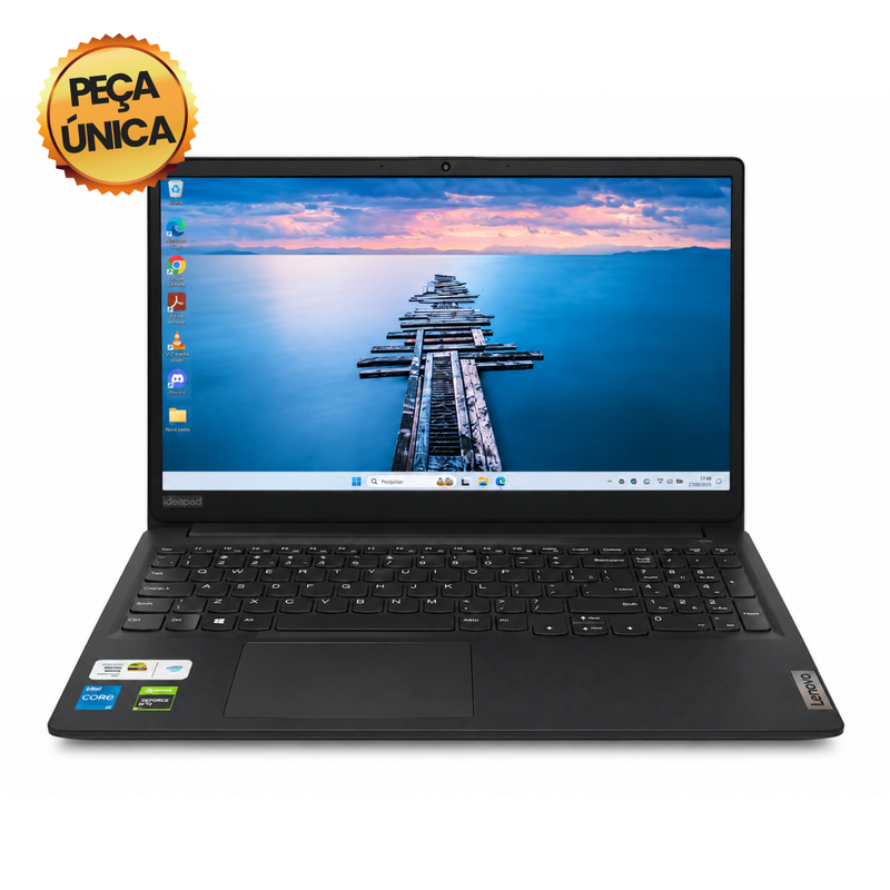 Lenovo Gaming 3 - Intel Core i5-11300H, 16GB RAM, 512GB SSD, Nvidia GTX 1650 4GB, Tela 15.6" Full HD, Windows 11 + Pacote Office