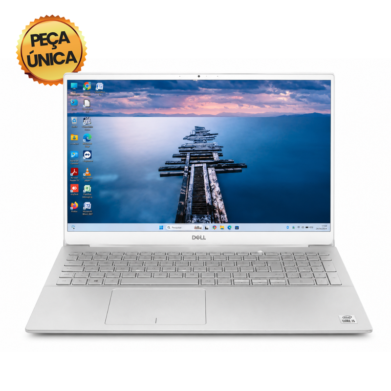 Dell Inspiron 5590 - Intel Core i5-10210U, 240GB SSD M.2, 8GB RAM, tela 15,6" Full HD, Windows 11 + Pacote Office, teclado iluminado.