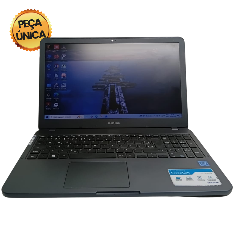 Samsung Essentials - Intel Celeron-4205U, 8GB RAM, 240GB SSD, Tela 15.6", Windows 10 + Pacote Office