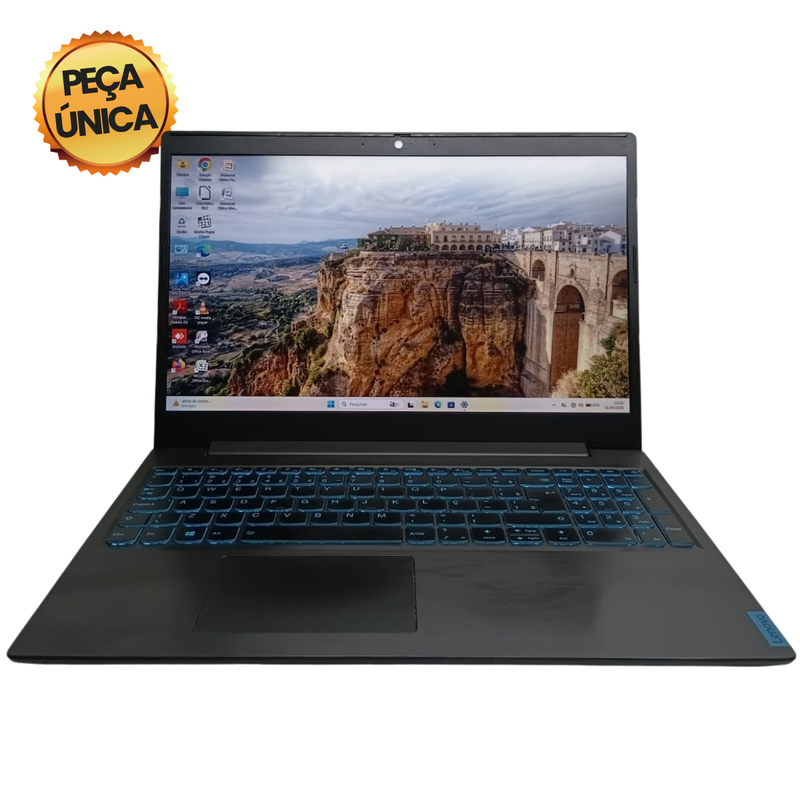 Lenovo Gaming L340 - Intel Core i509300H, 240GB SSD, 16GB RAM, GTX 1050 3GB, Tela 15.6" FHD, Windows 11 + Pacote Office