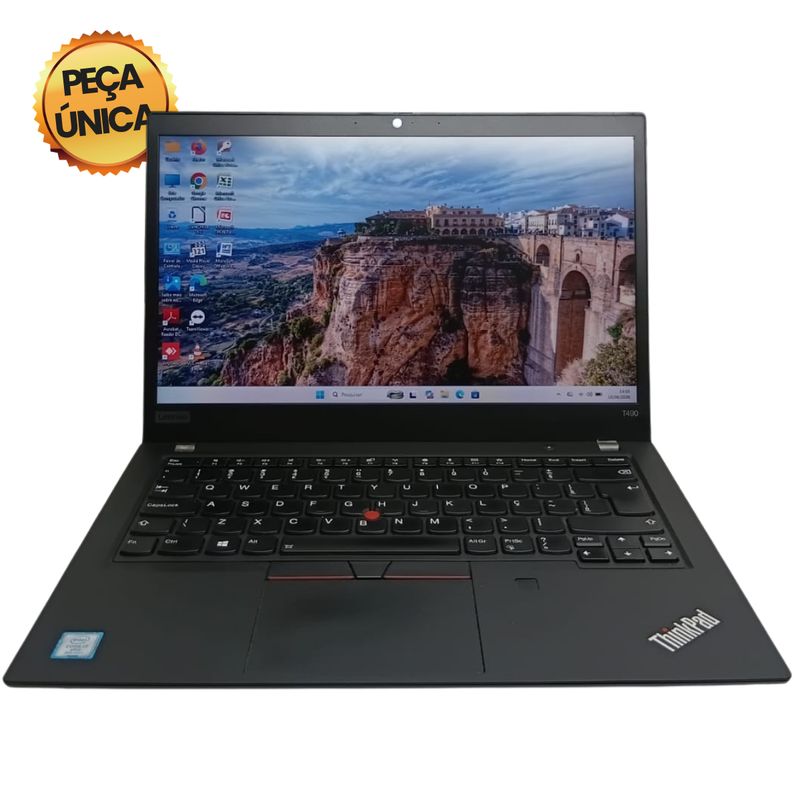 Lenovo Thinkpad T490 - intel Core i7-8265U, 8GB RAM, 240GB SSD, M.2, Tela 14", Windows 11 + Pacote Office
