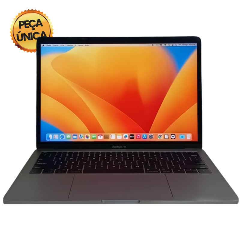 MacBook Pro A1708, 2017, Retina, Core i5, 8GB, SSD 256GB, Tela 13,3", Wi-Fi, Bluetooth, macOS Ventura