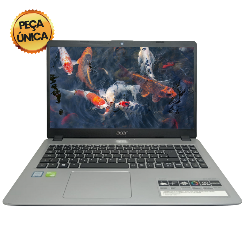 Acer Aspire A515-52G - Intel Core i5-8265U, 8GB RAM, 240GB SSD, Nvidia Geforce MX130 2GB, Windows 11 + Pacote Office