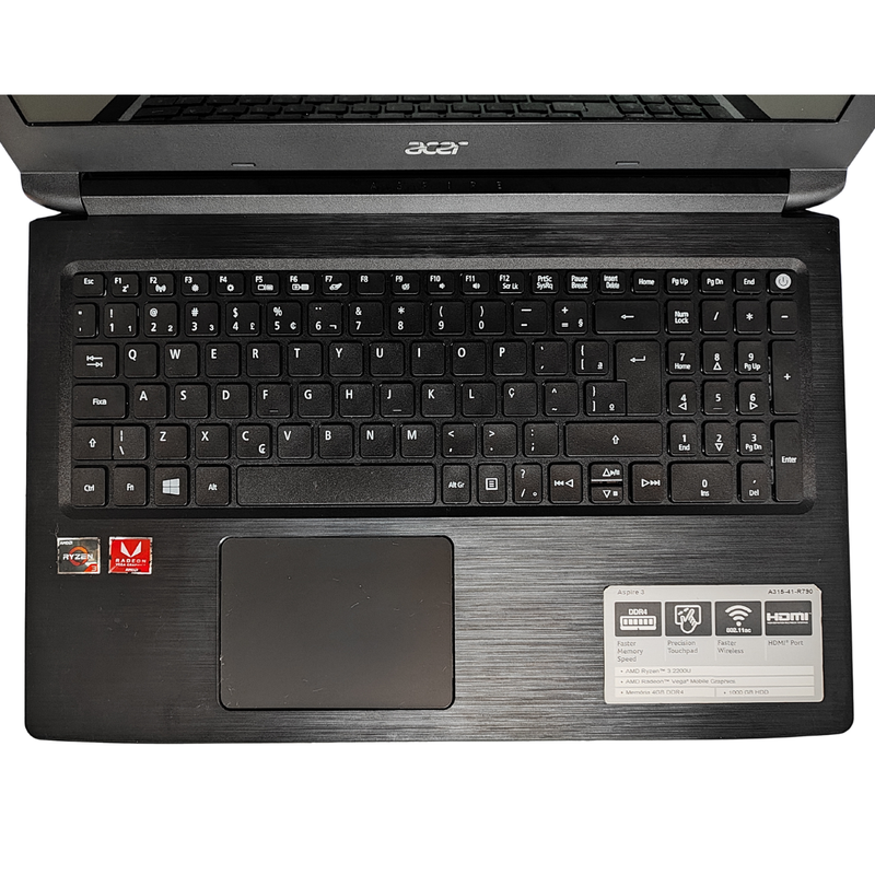 Acer Aspire A315-41R - AMD Ryzen 3-2200U, 8GB RAM, 240GB SSD, Vídeo Vega 3 1GB, Tela 15.6", Windows 11 + Pacote Office