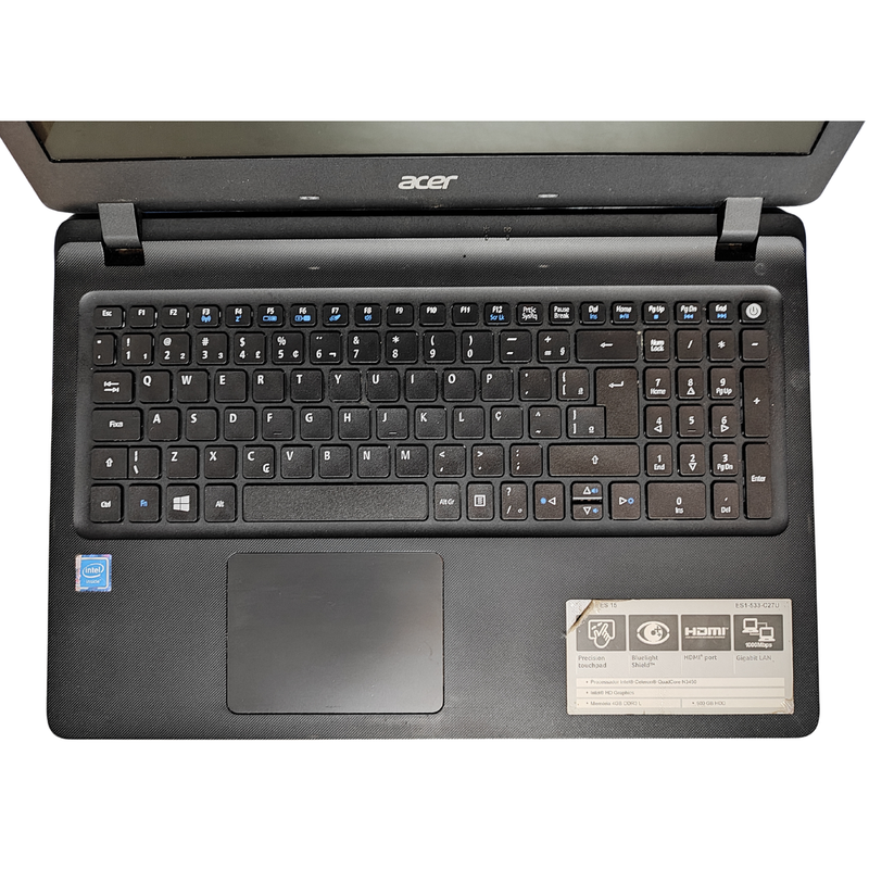 Acer Aspire ES1-533 - Intel Celeron-N3450, 8GB RAM, 240GB SSD, Tela 15.6", Windows 10 + Pacote Office