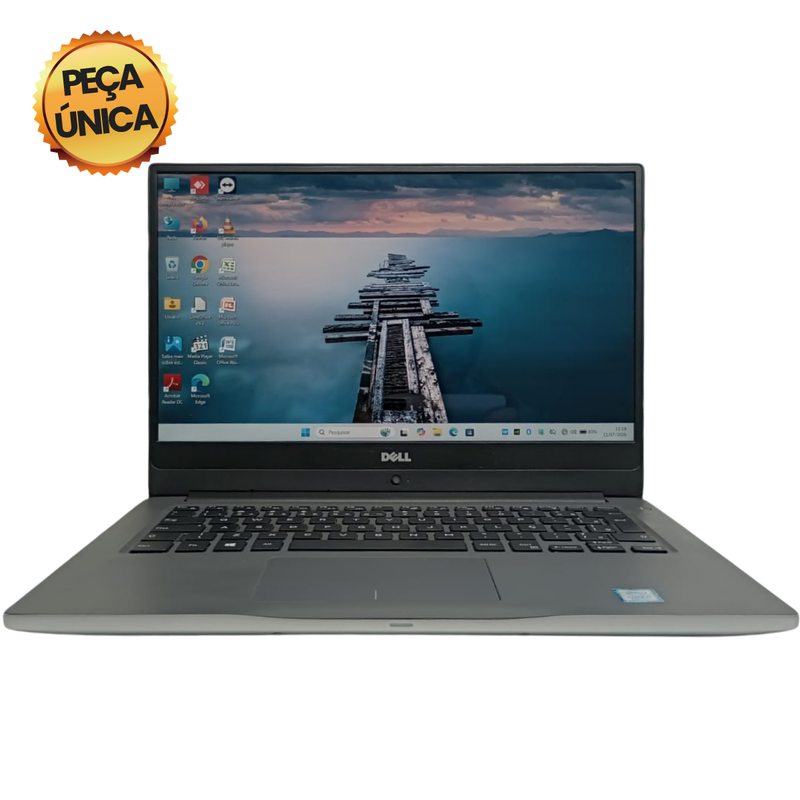 Dell Inspiron 7472 - Intel Core i7 8ª Ger., 8GB RAM, SSD 240GB M.2, Vídeo Dedicado MX150 4GB, Tela 14" FHD, Windows 11 + Pacote Office