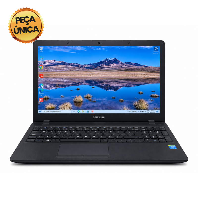 Samsung NP300E5K — Intel Core i5-5200U, 240GB SSD, 8GB RAM, tela 15,6, Windows 10 + pacote Office, Bluetooth