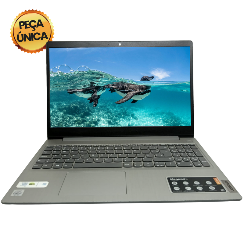 Lenovo Ideapad 3 - Intel Core i5-10210U, 8GB RAM, 240GB SSD, Tela 15.6", Windows 11 + Pacote Office